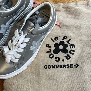 Tyler the Creator Golf le Fleur Metallic Low Rise Converse Sneakers
